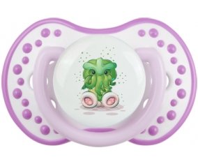Animaux rigolos tentacule : Blanc-mauve classique Tétine embout Lovi Dynamic