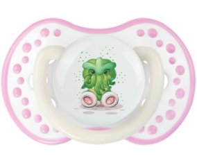 Animaux rigolos tentacule : Blanc-rose phosphorescente Tétine embout Lovi Dynamic