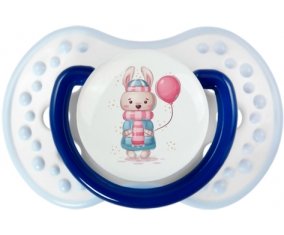Lapin avec ballon rose : Marine-blanc-bleu classique Tétine embout Lovi Dynamic
