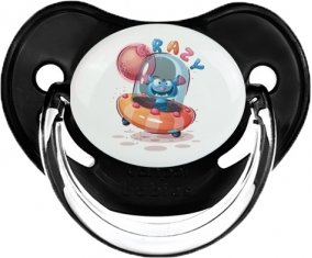Animaux rigolos Crazy : Noir classique Tétine embout physiologique