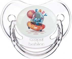 Animaux rigolos Crazy : Transparent classique Tétine embout physiologique