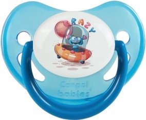 Animaux rigolos Crazy : Bleue phosphorescente Tétine embout physiologique