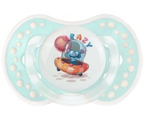 Animaux rigolos Crazy : Retro-turquoise-lagon classique Tétine embout Lovi Dynamic