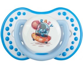 Animaux rigolos Crazy : Blanc-bleu phosphorescente Tétine embout Lovi Dynamic