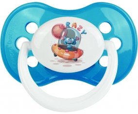 Animaux rigolos Crazy : Cyan classique Tétine embout anatomique