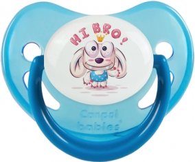 Animaux rigolos Hi Bro ! : Bleue phosphorescente Tétine embout physiologique