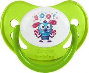Animaux rigolos Boo ! : Vert phosphorescente Tétine embout physiologique