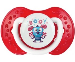 Animaux rigolos Boo ! : Blanc-rouge classique Tétine embout Lovi Dynamic