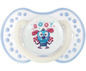 Animaux rigolos Boo ! : Blanc-cyan classique Tétine embout Lovi Dynamic