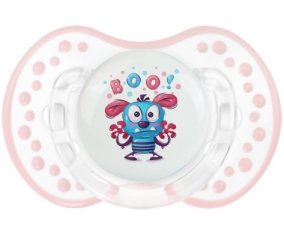 Animaux rigolos Boo ! : Retro-blanc-rose-tendre classique Tétine embout Lovi Dynamic
