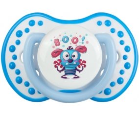 Animaux rigolos Boo ! : Blanc-bleu phosphorescente Tétine embout Lovi Dynamic