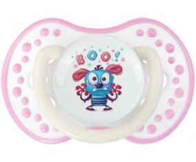 Animaux rigolos Boo ! : Blanc-rose phosphorescente Tétine embout Lovi Dynamic