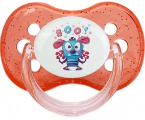 Animaux rigolos Boo ! : Rouge à paillette Tétine embout cerise