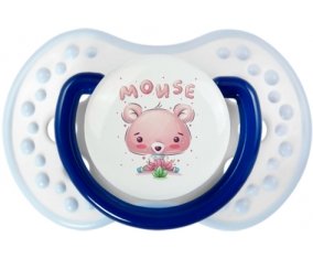 Animaux rigolos Mouse : Marine-blanc-bleu classique Tétine embout Lovi Dynamic