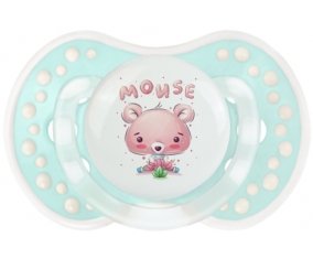 Animaux rigolos Mouse : Retro-turquoise-lagon classique Tétine embout Lovi Dynamic