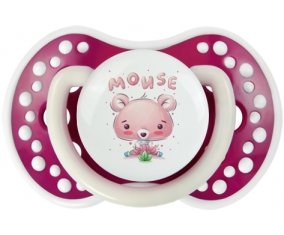 Animaux rigolos Mouse : Fuchsia phosphorescente Tétine embout Lovi Dynamic