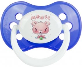 Animaux rigolos Mouse : Bleu classique Tétine embout anatomique