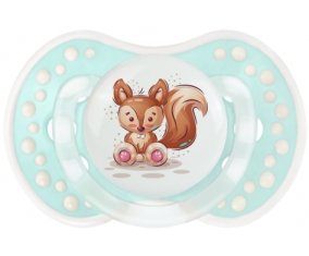 Animaux rigolos Écureuil : Retro-turquoise-lagon classique Tétine embout Lovi Dynamic
