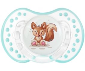 Animaux rigolos Écureuil : Retro-blanc-lagon classique Tétine embout Lovi Dynamic