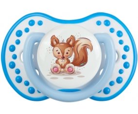 Animaux rigolos Écureuil : Blanc-bleu phosphorescente Tétine embout Lovi Dynamic