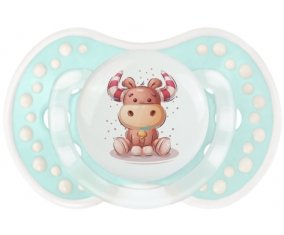 Animaux rigolos Taureau : Retro-turquoise-lagon classique Tétine embout Lovi Dynamic