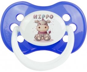 Animaux rigolos Hippo : Sucette Anatomique personnalisée