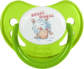 Animaux rigolos Brake Dance : Vert phosphorescente Tétine embout physiologique