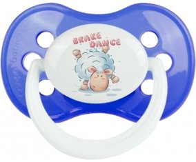 Animaux rigolos Brake Dance : Bleu classique Tétine embout anatomique