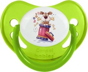Animaux rigolos Woof ! : Vert phosphorescente Tétine embout physiologique