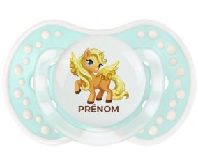 My Little Pony Applejack avec prénom : Retro-turquoise-lagon classique Tétine embout Lovi Dynamic