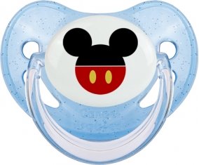 Disney Mickey short rouge : Bleue à paillette Tétine embout physiologique