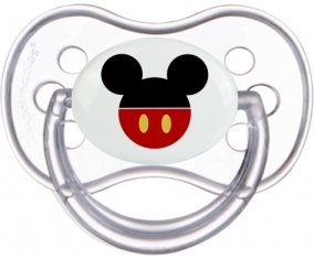 Disney Mickey short rouge : Transparente classique Tétine embout anatomique