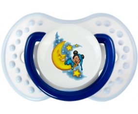 Disney Mickey Bonne nuit : Marine-blanc-bleu classique Tétine embout Lovi Dynamic