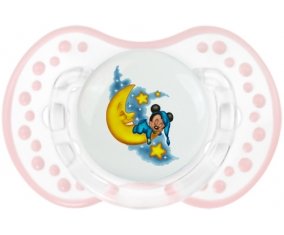 Disney Mickey Bonne nuit : Retro-blanc-rose-tendre classique Tétine embout Lovi Dynamic