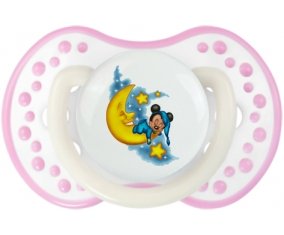 Disney Mickey Bonne nuit : Blanc-rose phosphorescente Tétine embout Lovi Dynamic
