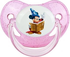 Disney Mickey magicien livre de magie : Rose à paillette Tétine embout physiologique