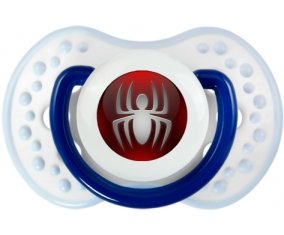 Spiderman bouton araigné : Marine-blanc-bleu classique Tétine embout Lovi Dynamic