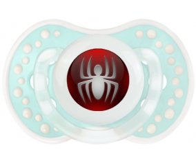 Spiderman bouton araigné : Retro-turquoise-lagon classique Tétine embout Lovi Dynamic