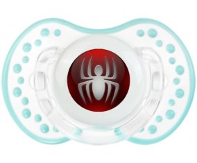 Spiderman bouton araigné : Retro-blanc-lagon classique Tétine embout Lovi Dynamic