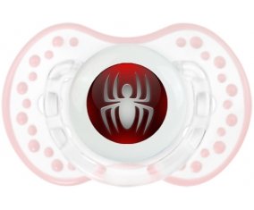 Spiderman bouton araigné : Retro-blanc-rose-tendre classique Tétine embout Lovi Dynamic