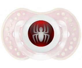 Spiderman bouton araigné : Retro-rose-tendre classique Tétine embout Lovi Dynamic