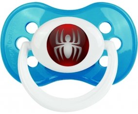 Spiderman bouton araigné : Cyan classique Tétine embout anatomique