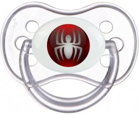 Spiderman bouton araigné : Transparente classique Tétine embout anatomique