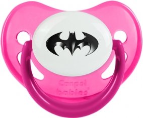 Batman logo noir : Rose phosphorescente Tétine embout physiologique