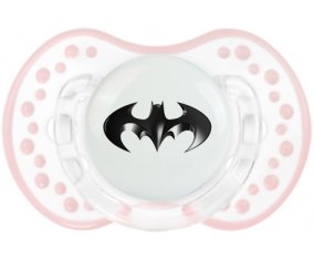 Batman logo noir : Retro-blanc-rose-tendre classique Tétine embout Lovi Dynamic