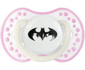 Batman logo noir : Blanc-rose phosphorescente Tétine embout Lovi Dynamic