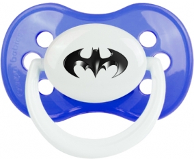 Batman logo noir : Bleu classique Tétine embout anatomique