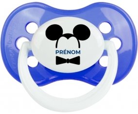 Disney Mickey Oreilles noires Nœud papillon noir avec prénom : Sucette Anatomique