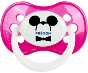 Disney Mickey Oreilles noires Nœud papillon noir avec prénom : Sucette Anatomique