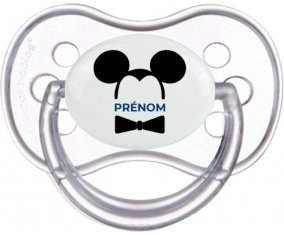 Disney Mickey Oreilles noires Nœud papillon noir avec prénom : Sucette Anatomique
